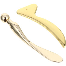 2pcs Eye Massage Stick Metal Scraping Massage Board for Face Spatula Reduce Puffiness for Skincare Tools