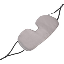 Elastische Seiden-Augenmaske, Schlafmaske für Damen und Herren, lichtundurchlässig, bequemes Seidenmaterial