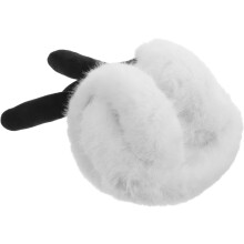 Funny Earmuffs for Boys and Girls Cute Plush Winter Ear Warmers Foldable Cold Weather Ear Muffs for Outdoor Riding Men