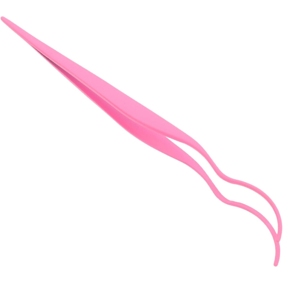 Hkhbjs Gold Metal Eyelash Clamp Tweezers For Lash Extensions Eyelash Tweezer Aid Tool