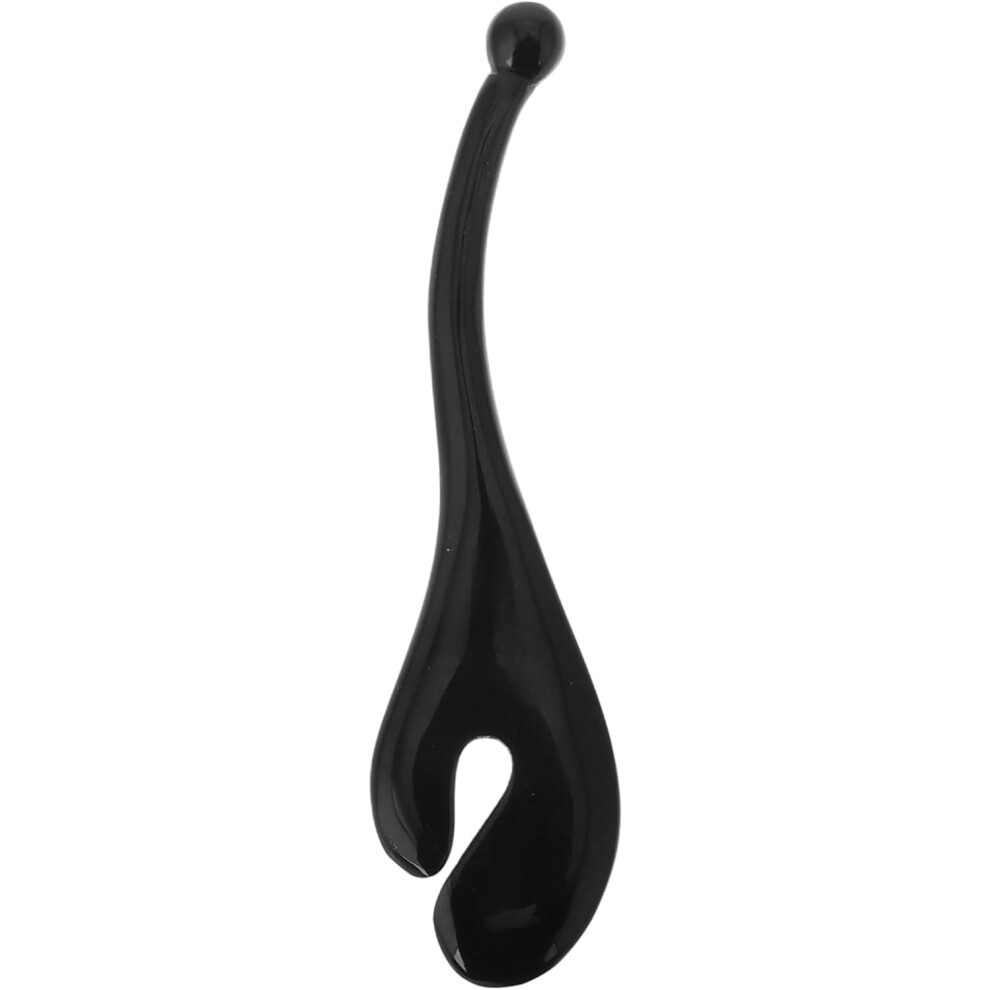 Hkhbjs Black Natural Horn Eye Mini Facial Vibration Tool For Acupoint Portable Eye Depuffer Safe For Sensitive Skin