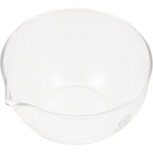 Verdampfungsschale aus Glas mit Ausguss, runde Verdampfungsschale aus Glas zum Mischen und Aufbewahren von Zutaten