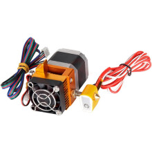 Extruder-Kit für 3D-Drucker, 1,75 mm, 0,4 mm Düse, 12 V, 40 W, verbesserter Kühlblock, Lüfter, Direktantrieb