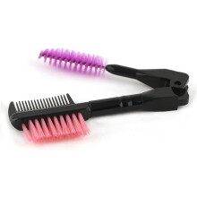 Doppelseitiger Augenbrauenkamm, Make-up-Pinsel, Mascara-Applikator
