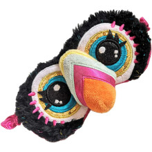 Plush Toucan Sleep Mask Cute Cartoon Eye Mask for Boys and Girls and Women for Sleeping and Travel