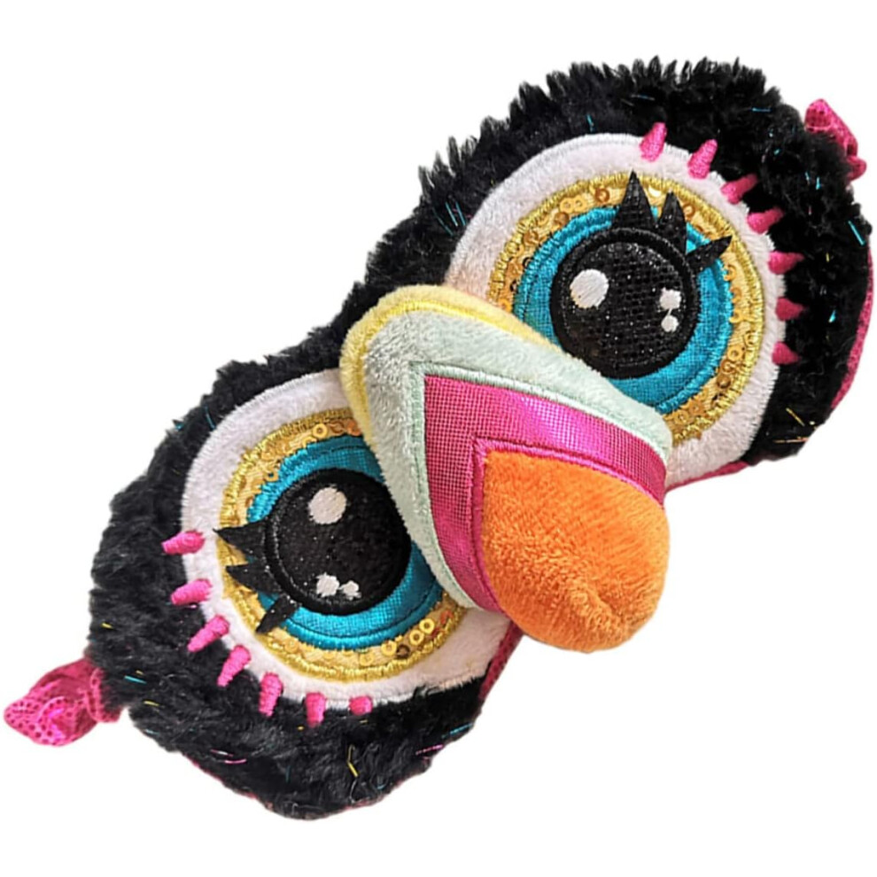 Hkhbjs Light Plush Toucan Sleep Mask Cute Cartoon Eye Mask For Boys And Girls And Women For Sleeping And Travel