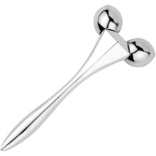 Spike Face Roller for Facial Massage Beauty Device Smooth Handle Portable Face Massager for Younger Looking Skin