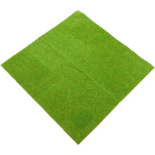 Gjør-det-selv kunstgressmatte grønn plast 25x25cm dekorativ naturlig plenbunn