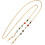 Metallkjede for brille, for beskyttelsesbriller, solid metallmateriale 1