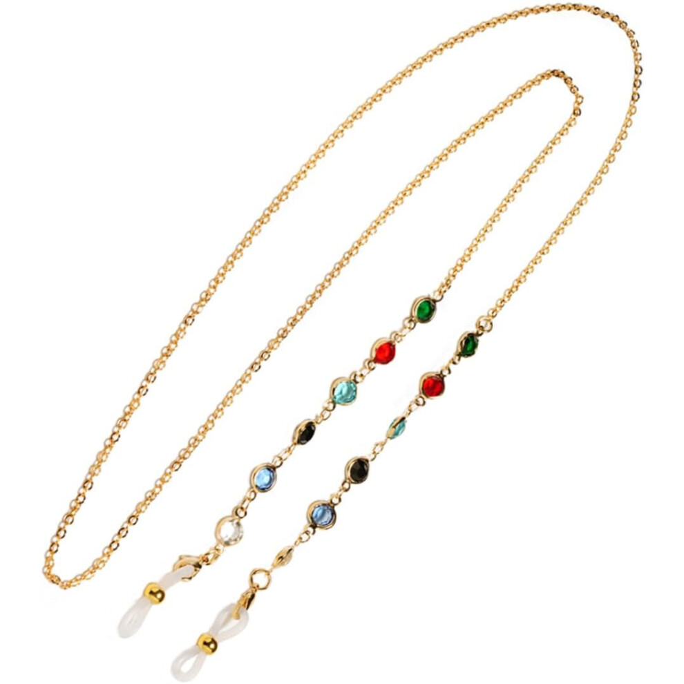 Hkhbjs Golden Metal Eyeglass Chain Lanyard, For Protective Eyewear Retainer Sturdy Metal Material
