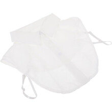 Cuello de camisa desmontable, cuello falso para blusa, gasa blanca para mujer, accesorio de moda para ropa.