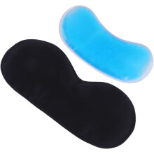 Blackout Eye Mask for Travel Silk Sleep Mask for Men Women Insomnia for Family Friends