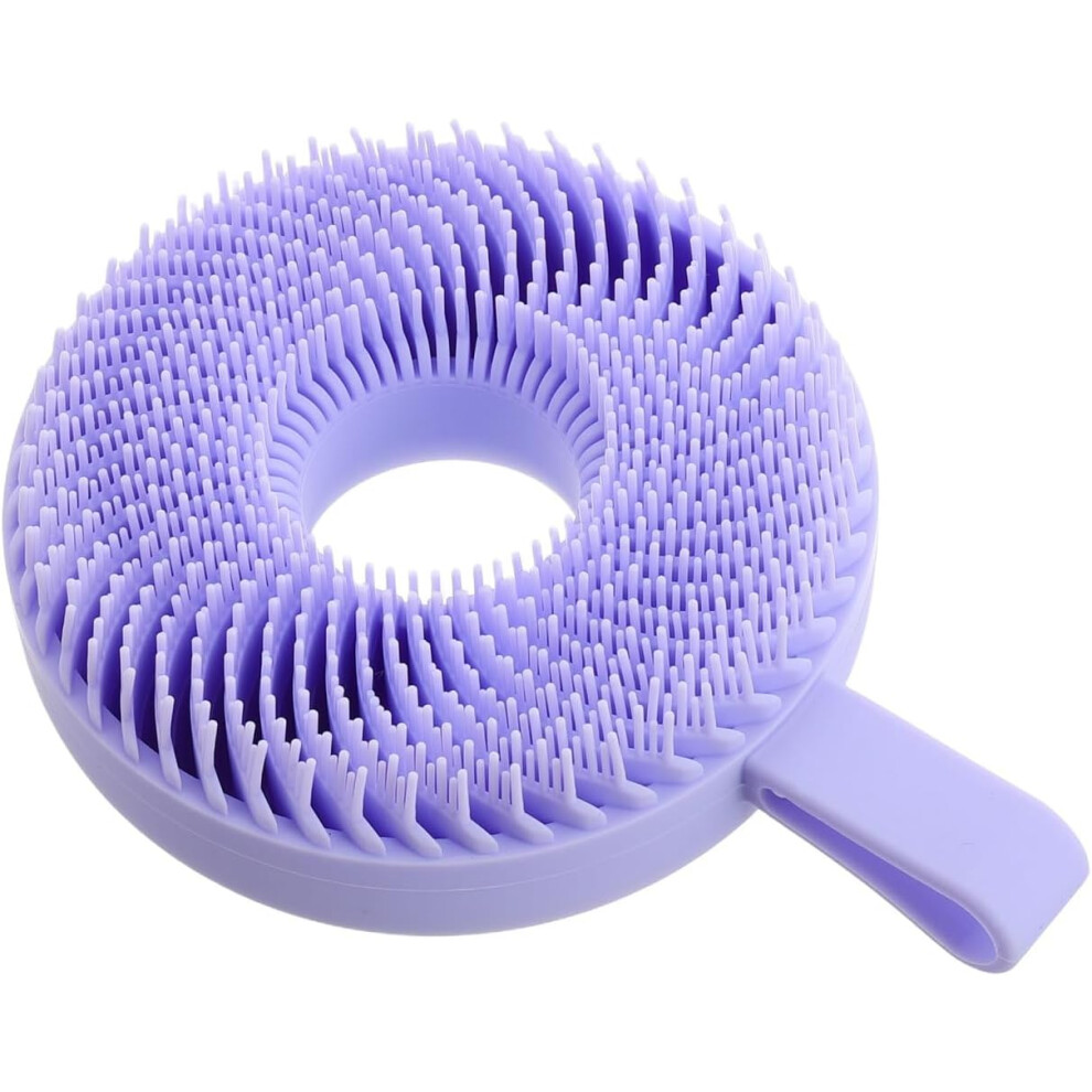 Hkhbjs Silicone Exfoliating Body Scrubber And Exfoliating Face Brush Soft Silicone Loofah