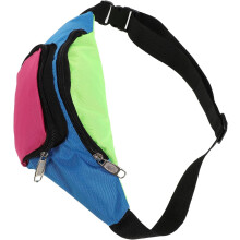 Ľahká, nastaviteľná ľadvinka Blocked Fanny Bag na outdoorovú turistiku, dizajn z oxfordskej látky