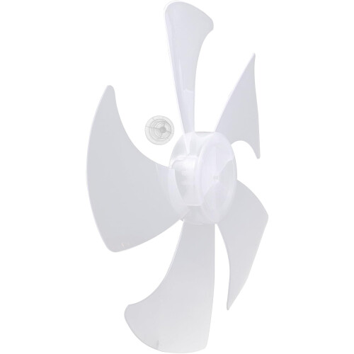 14 polegadas 5-lâminas substituição fã lâminas para pedestal e mesa fãs material plástico branco fácil de instalar