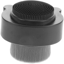 Cepillo facial de silicona para la limpieza de la piel. Herramienta exfoliante suave. Funda protectora para la rutina de limpieza facial manual.