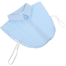 Half Shirt False Collar Women Faux Collar Blue Cotton Detachable Clothing Accessory