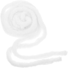 Plüschiger Kunstpelzbesatz für Kleidung, 3 cm breit, weiches, weißes, flauschiges Stoffband