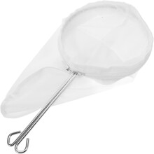 Fine Mesh Strainer Bags Cloth Mesh Bags Stainless Steel Easy to Clean White Filter