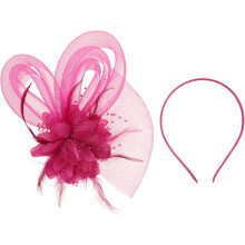 Fascinator Hat for Women Elegant Headdress with and Mesh
