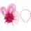 Fascinatorhatt for kvinner Elegant hodepryd med netting 1