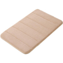 Rutschfeste Matte für Böden aus Fleece-Schaumstoff, Khaki, Koralle, Memory-Schaum