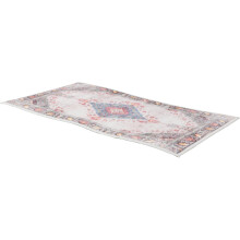 Vintage-Teppich im Bohème-Stil, 75 x 45 cm, Polyester, maschinenwaschbar, komfortable Bodenmatte