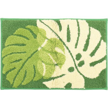 Schöne Eingangsmatte aus Polyester mit Blattmuster, rutschfest, wasserabsorbierend, praktisches Design