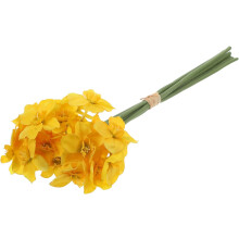 24 künstliche Narzissen-Seidenblumen, gelb, für Fotoshootings, frischer Stil