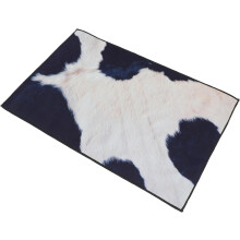 Kreative, rutschfeste Polyester-Fußmatte mit angenehmer Haptik und Tierfellmuster, 80 x 50 cm