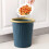 Liten papperskorg i plast, 23 cm med tryckring 4