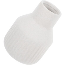 Kreative Blumenvase, dekorative Keramikvase, weiß, praktisch für den Tisch, Landhausstil, einzigartige Tischdekoration