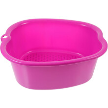 Fußbadewanne und Massage-Pediküre-Eimer, verdicktes violettes Fußbadbecken