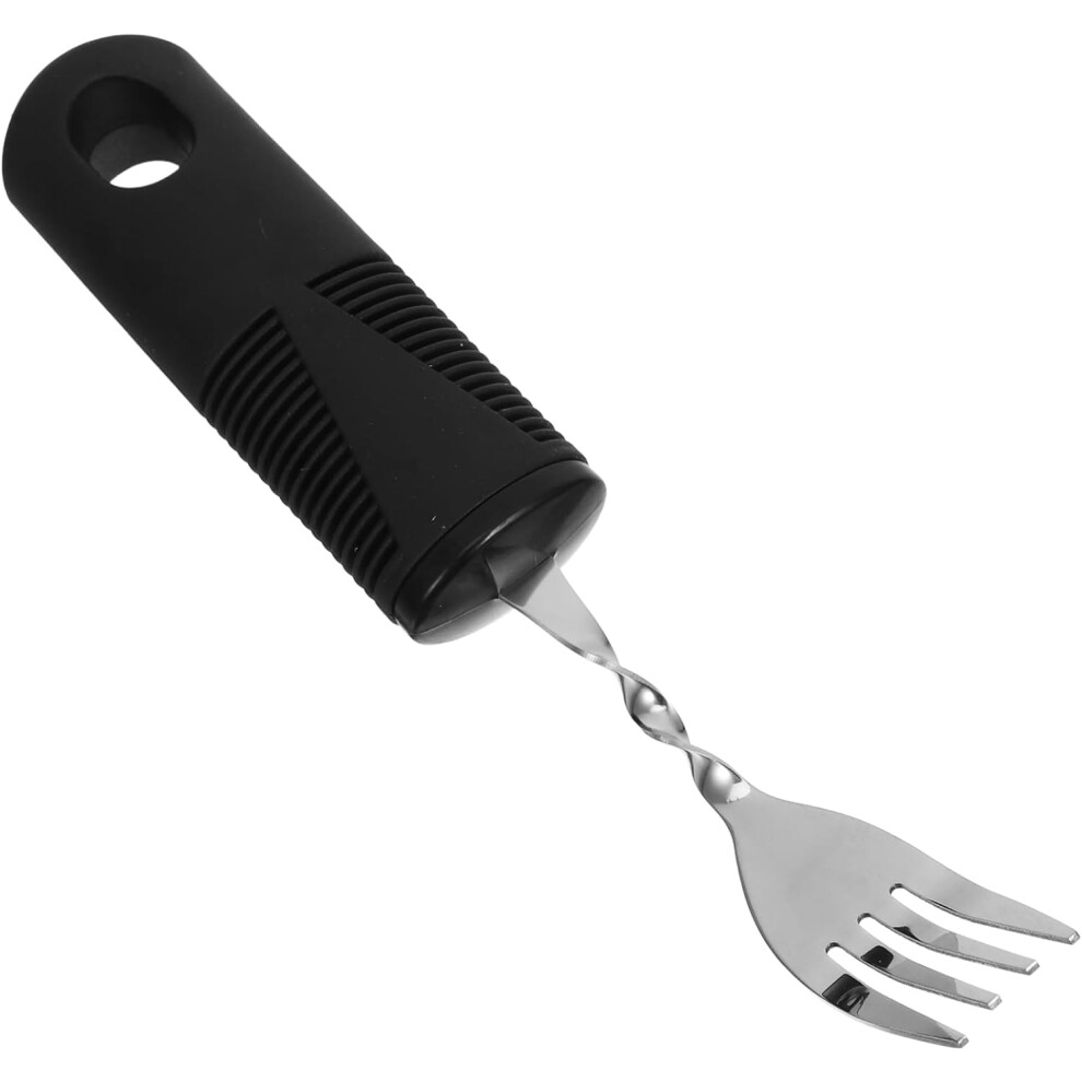 Hkhbjs Shake Fork For Elderly Disabled Patients Adaptive Utensils Angled Feeding Design Comfortable To Hold