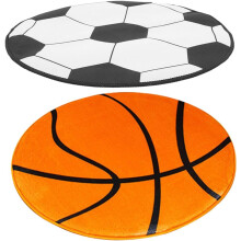 2er-Set Computerstuhlkissen mit Fußballmotiv, rutschfeste Stuhlmatte, dekorativ