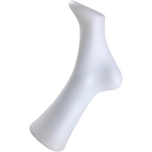 Kunststoff-Frauenfußmodell für Damenschuhpräsentation, Schaufensterpuppe mit dicken Beinsocken