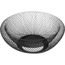 Cesta de frutas de hierro calada de estilo nórdico para el hogar y la encimera de la cocina.