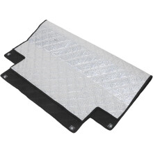 1 Stück Kühlschrankabdeckung, isolierende Folienhülle, silberfarbenes Oxford-Gewebe, wasserdichte Aluminiumfolie