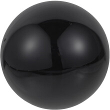 Sfera da contemplazione in acciaio inossidabile, globo riflettente, design elegante, sfera a specchio nera, ottime prestazioni di riflessione