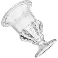 Elegante Glasurnenvase mit hohem Sockel – kleine und vielseitige dekorative Glasvase