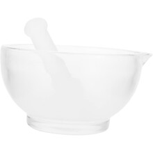 Glas und Stößel, Medizinstampfer, Schale, chemische Apparatur, Experimentierstab, Laborausrüstung, verschiedene Ausführungen