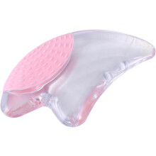 Metallisk Gua Sha-plate for ansiktsrefleksologi, skrapebehandling, krystalltekstur, ikke-aritmetisk materiale