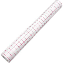 Rotes kariertes Vinyl-Transferpapier, 30,5 x 5 m, selbstklebende Vinyl-Applikationsfolie, Rolle