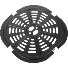 Airfryer-Trennwand, Grillpfanne, Crisperplatte, wiederverwendbare Edelstahlschale, Antihaftplatte