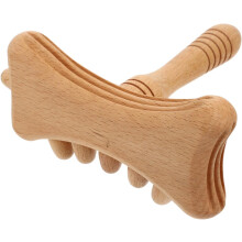 Gua-Sha-Stab aus Buchenholz, Massagegerät, Körperschabebrett