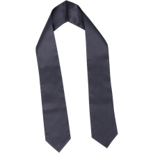Unisex-Absolventenstola, einfarbig, wiederverwendbar, aus Satin