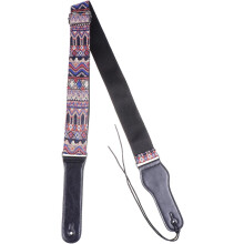 Tracolla per chitarra regolabile in nylon con elegante design bohémien