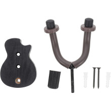 Space-Saving Guitar Hanger Wall Mount Holder for Musical Instruments and Guitars