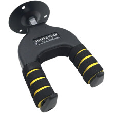 Guitar Hanger Wall Mount Automatic Holder Metal and Plastic with Sponge Protects Guitar