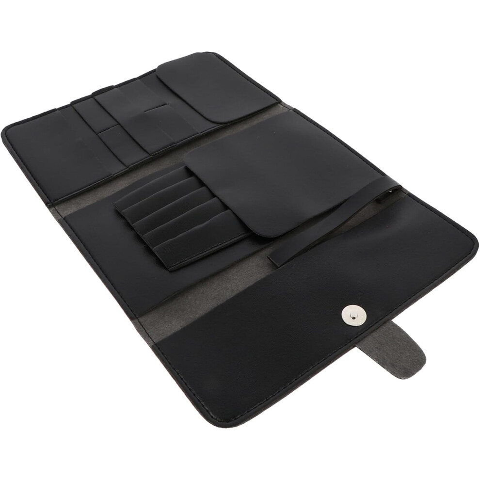 Hkhbjs Leather Hair Scissor Bag For Styling Tools Barber Kit Scissors For Professional Hairdressing